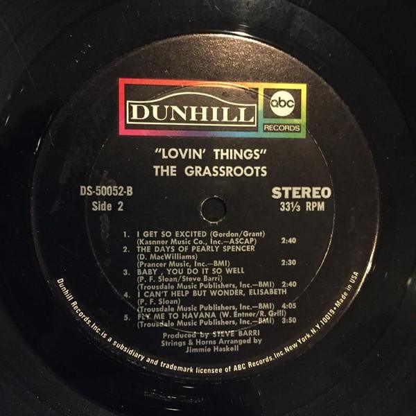 The Grass Roots - Lovin' Things 1972 - Quarantunes