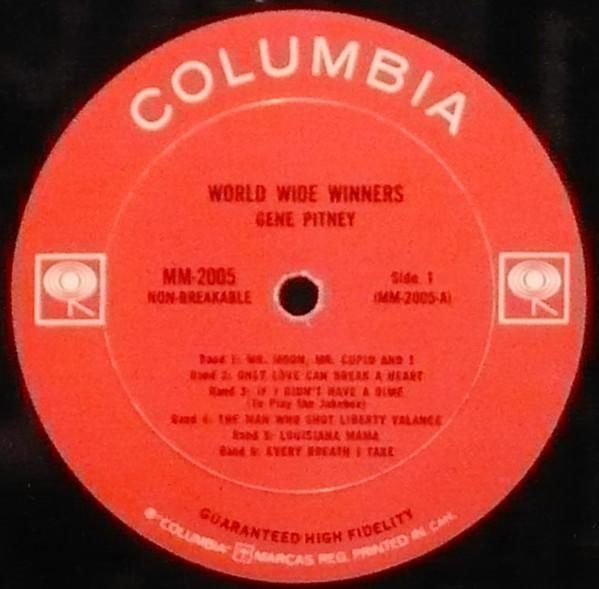 Gene Pitney - Sings World-Wide Winners - Quarantunes