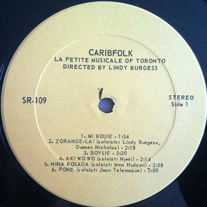 La Petite Musicale Of Toronto - Caribfolk 1977 - Quarantunes