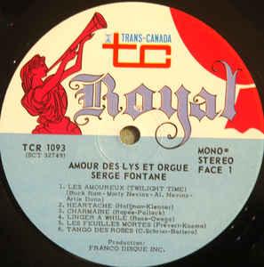 Serge Fontane - Amour Des Lys Et Orgue 1971 - Quarantunes