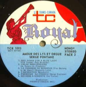 Serge Fontane - Amour Des Lys Et Orgue 1971 - Quarantunes