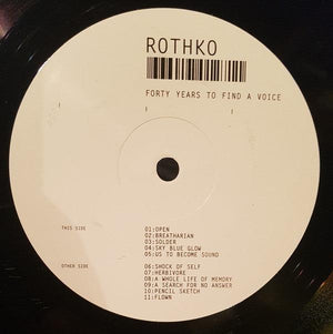 Rothko - Forty Years To Find A Voice 2000 - Quarantunes