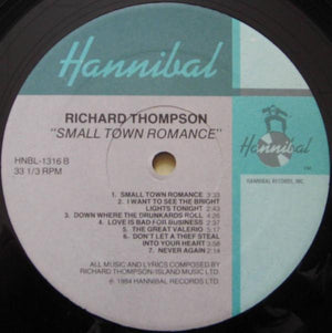 Richard Thompson - Small Town Romance (Live / Solo In New York) 1984 - Quarantunes