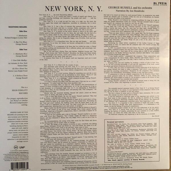 George Russell And His Orchestra - New York, N.Y. (Acoustic sounds) 2021 - Quarantunes