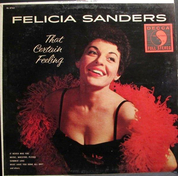Felicia Sanders - That Certain Feeling 1958 - Quarantunes