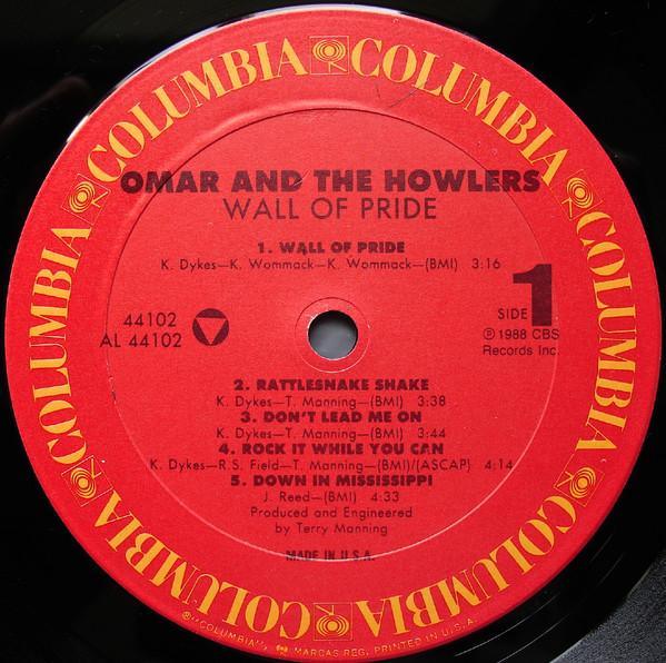 Omar And The Howlers - Wall Of Pride 1988 - Quarantunes