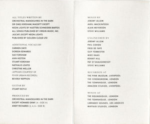 OMD (Orchestral Manoeuvres In The Dark) - Sugar Tax 1991 - Quarantunes