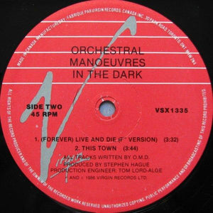 Orchestral Manœuvres In The Dark - (Forever) Live And Die (Extended Mix) 1986 - Quarantunes