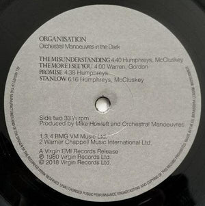 Orchestral Manoeuvres In The Dark - Organisation 2018 - Quarantunes