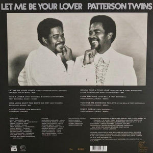 Patterson Twins - Let Me Be Your Lover - 2019 - Quarantunes