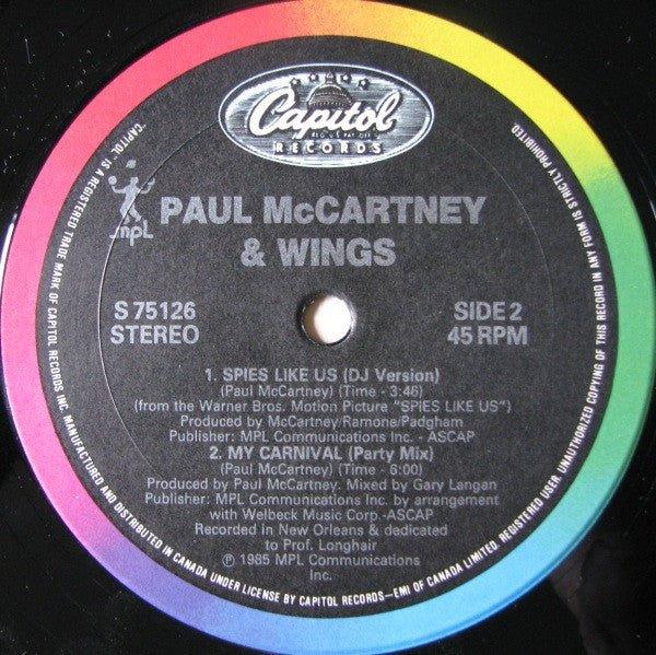 Paul McCartney - Spies Like Us (12") 1985 - Quarantunes