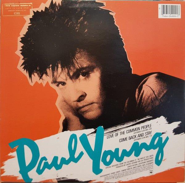 Paul Young - Love Of The Common People / Come Back And Stay (12") 1983 - Quarantunes