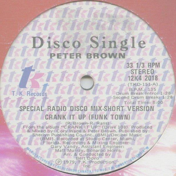 Peter Brown - Crank It Up (Funk Town) 1979 - Quarantunes