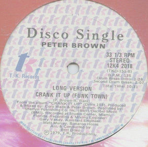 Peter Brown - Crank It Up (Funk Town) 1979 - Quarantunes