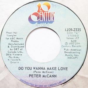 Peter McCann - Do You Wanna Make Love 1977 - Quarantunes