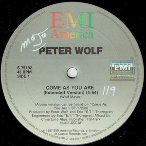Peter Wolf - Come As You Are 1987 - Quarantunes