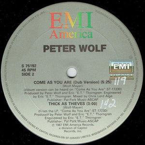 Peter Wolf - Come As You Are 1987 - Quarantunes