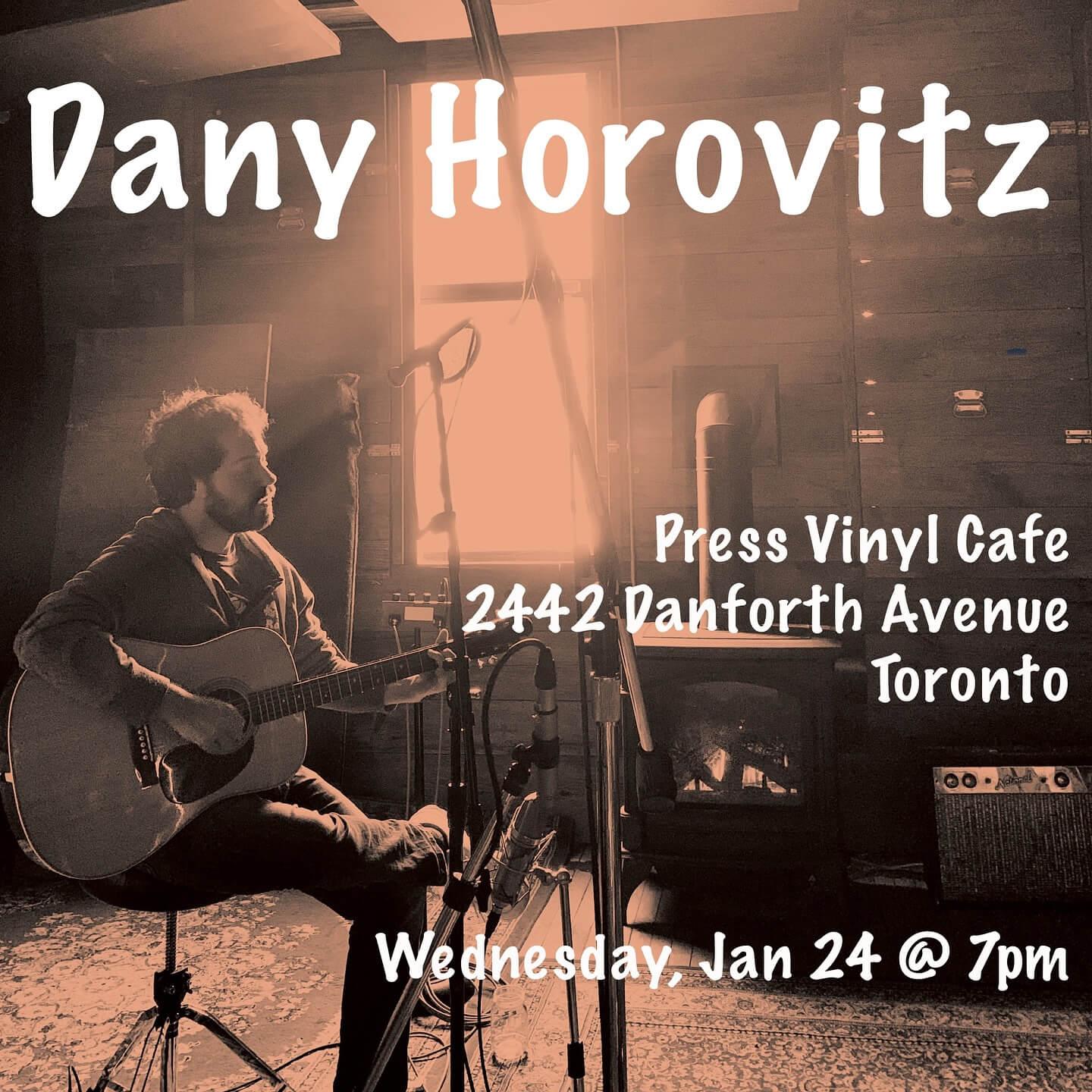 Dany Horwitz - Wednesday January 24th - Quarantunes