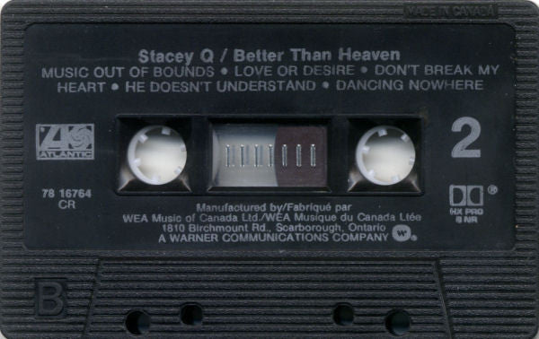 Stacey Q - Better Than Heaven Vinyl Record