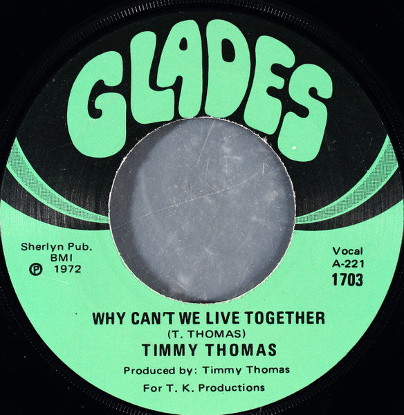 Timmy Thomas - Why Can't We Live Together - 1972
