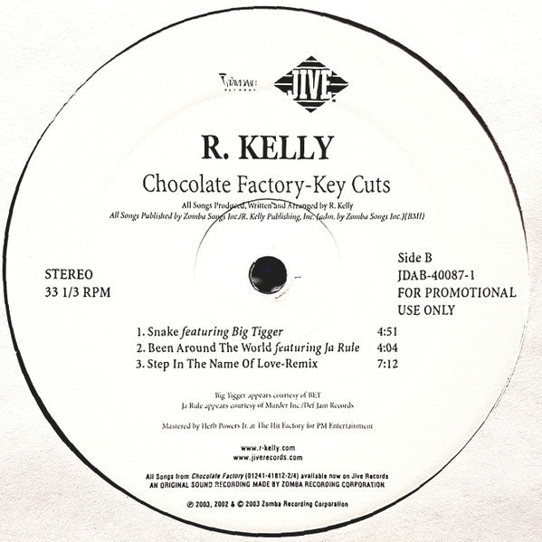 R. Kelly - Chocolate Factory - Key Cuts