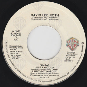 David Lee Roth - Just A Gigolo / I Ain't Got Nobody (Medley) - 1985