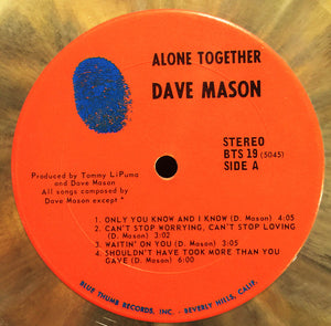 Dave Mason - Alone Together - 1970