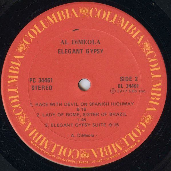 Al Di Meola - Elegant Gypsy - 1977
