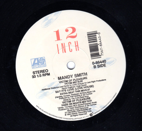 Mandy Smith - Victim Of Pleasure - 1989