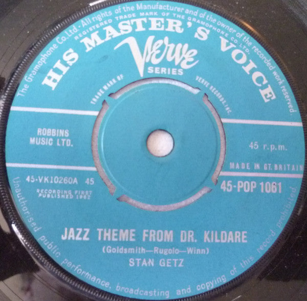 Stan Getz - Jazz Theme From Dr. Kildare - 1962