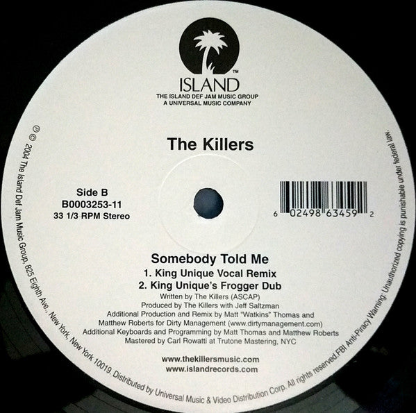 The Killers - Somebody Told Me