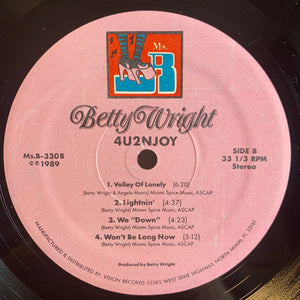Betty Wright - 4U2NJOY
