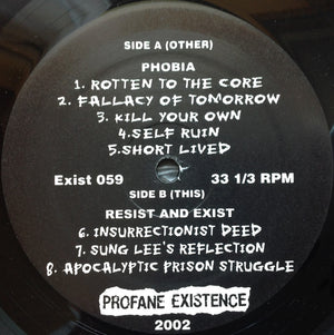 Phobia (6) - Phobia / Resist And Exist