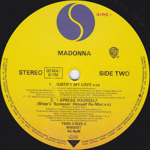 Madonna - Justify My Love (William Orbit Remix)