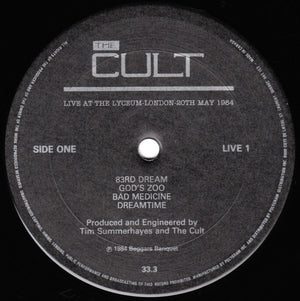 Cult, The - Live At The Lyceum - London - 20th May 1984 - 1986