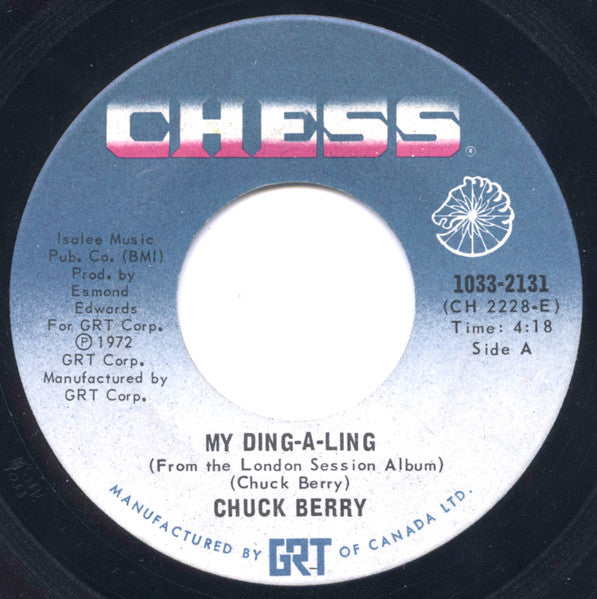 Chuck Berry - My Ding-A-Ling - 1972