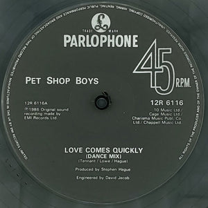 Pet Shop Boys - Love Comes Quickly - 1986