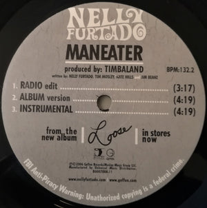 Nelly Furtado - Maneater Vinyl Record