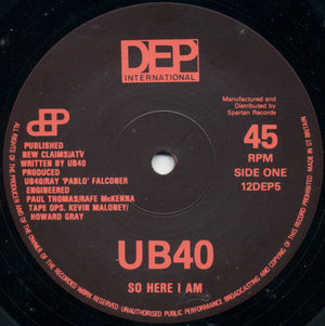 UB40 - So Here I Am - 1982