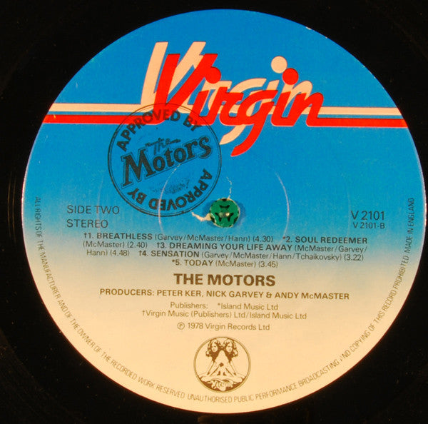 The Motors - Approved By The Motors