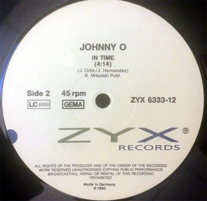 Johnny O - Megamix Vinyl Record