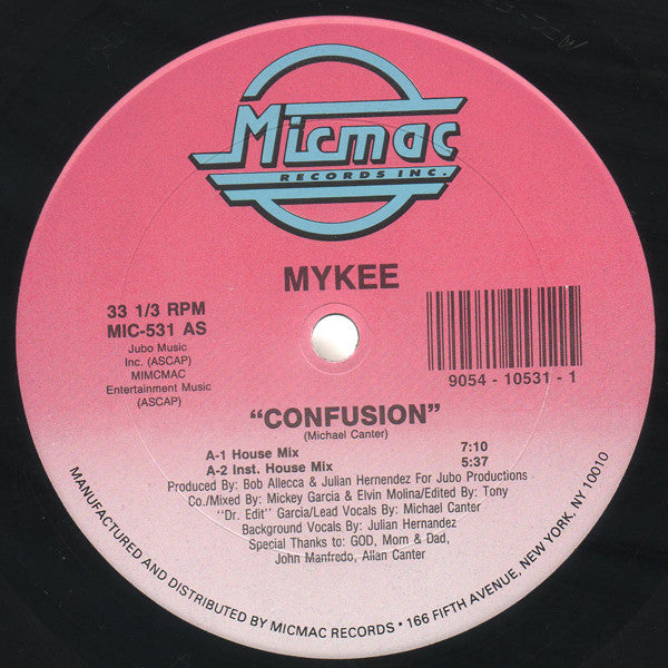 Mykee - Confusion Vinyl Record