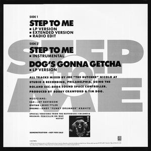Tim Dog - Step To Me / Dog's Gonna Getcha - 1991