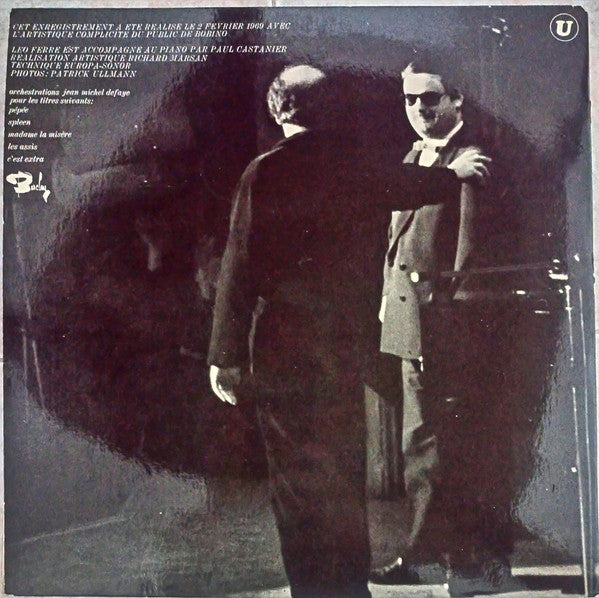 Léo Ferré - Récital 1969 En Public A Bobino - 1969