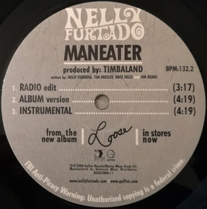 Nelly Furtado - Maneater Vinyl Record