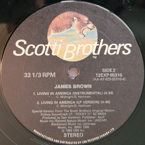 James Brown - Living In America - 1985