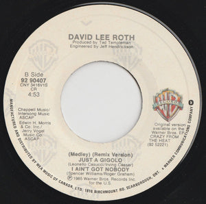 David Lee Roth - Just A Gigolo / I Ain't Got Nobody (Medley) - 1985