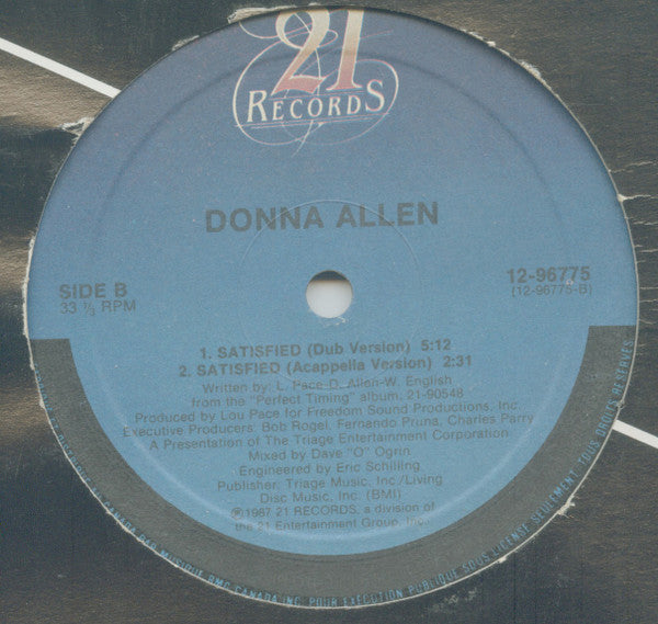 Donna Allen - Satisfied