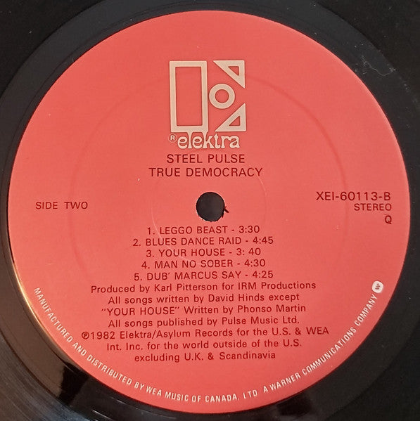 Steel Pulse - True Democracy - 1982