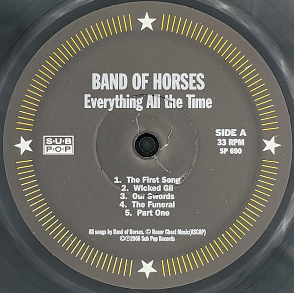 Band Of Horses - Everything All The Time Vinyl Record